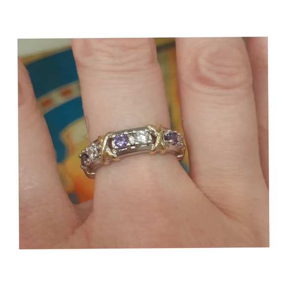 💋NEW CZ EMBELLISHED RING - Picture 8 of 11